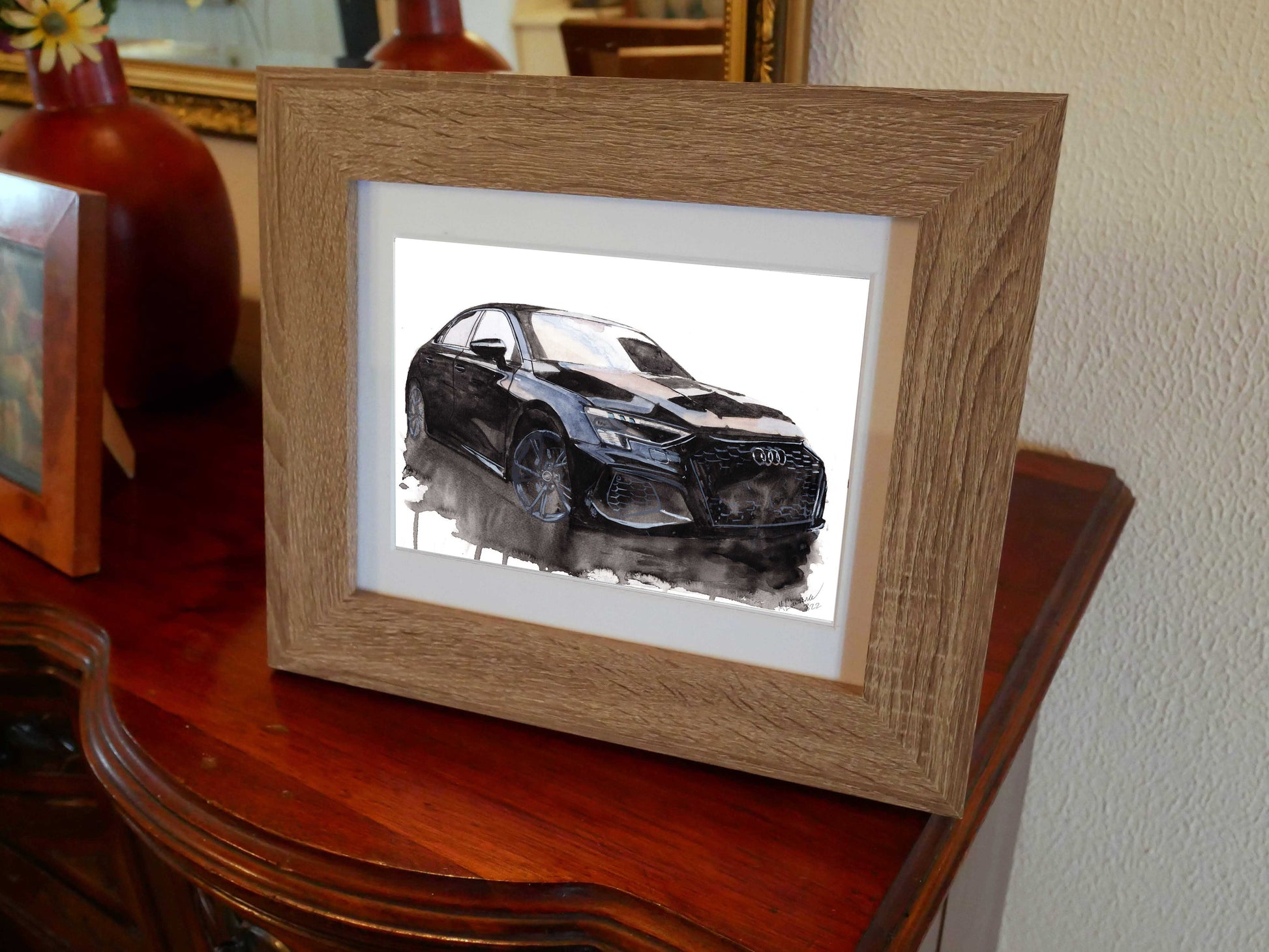 Audi S3 Painting Limited Print ArtbyMyleslaurence