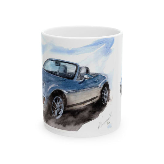 Mazda MX5 Coffee Mug - Original Hand-Painted Art