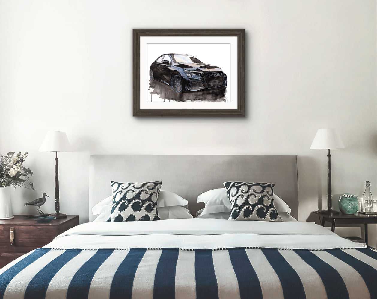 Audi S3 Painting Limited Print ArtbyMyleslaurence