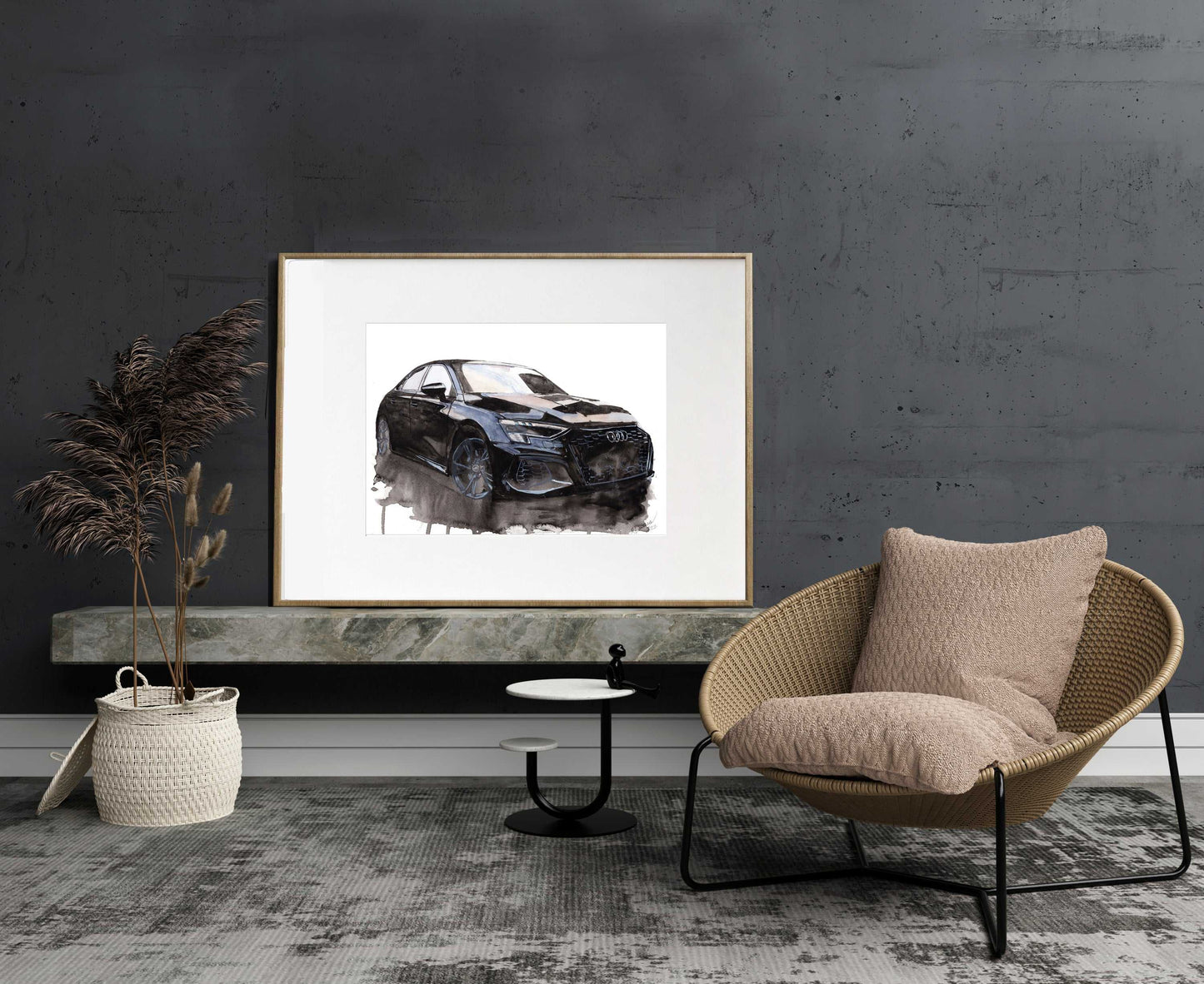 Audi S3 Painting Limited Print ArtbyMyleslaurence