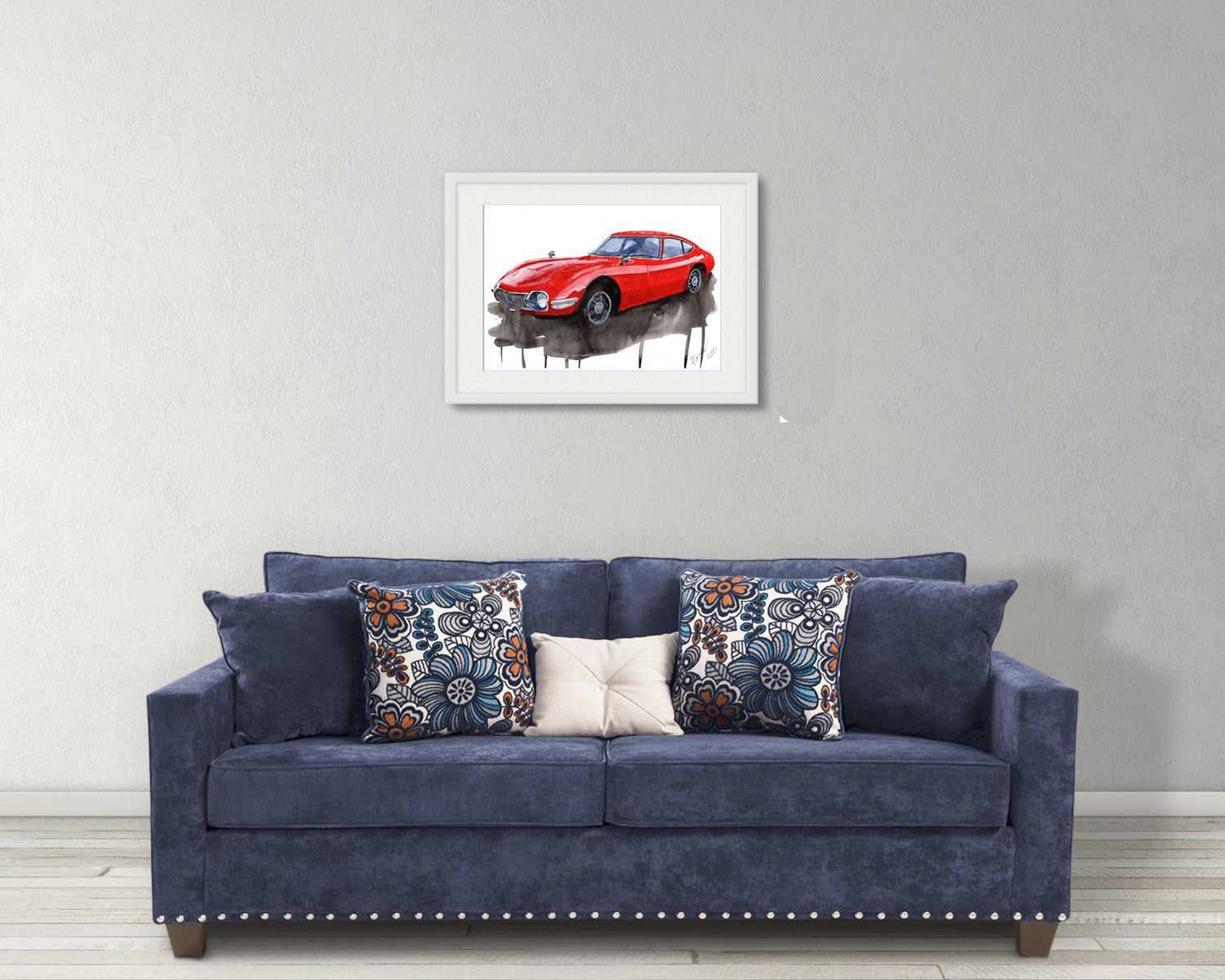 Toyota GT2000 painting Limited Edition Print ArtbyMyleslaurence